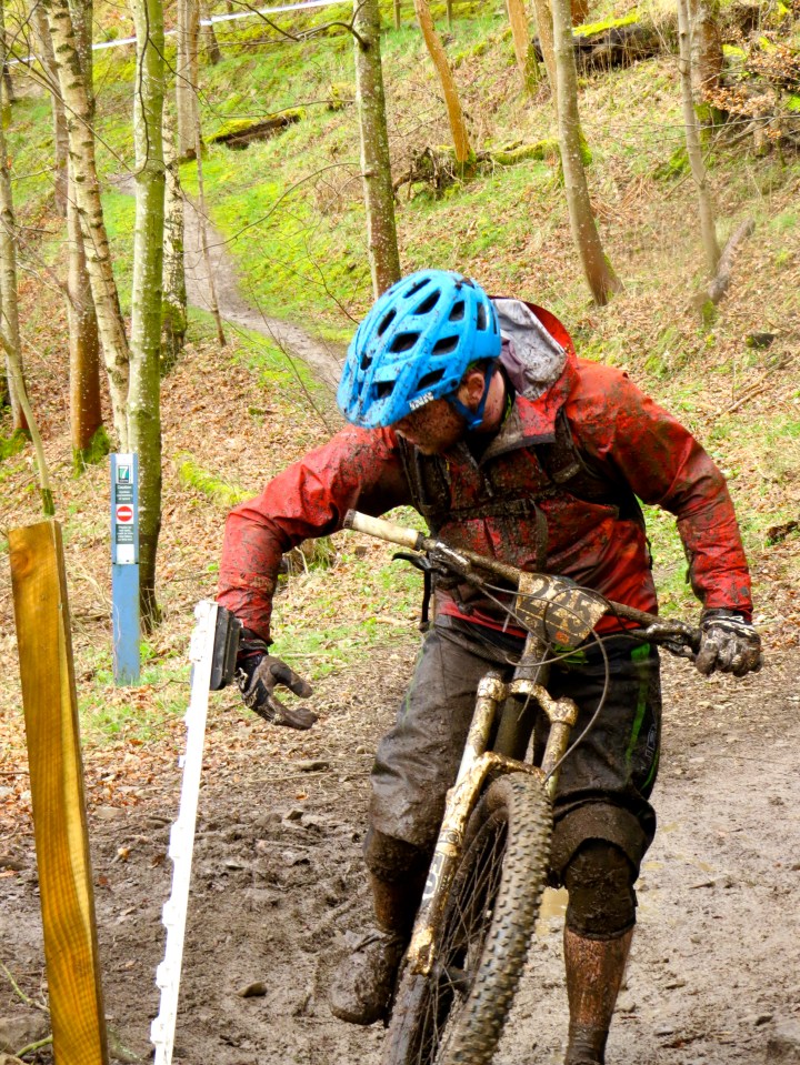 Doing the dibber dance.