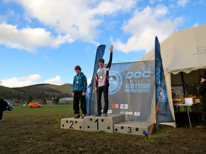Junior Podium: 1st Drew Carters; 2nd Ruaidhri Forrester; 3rd Louis Reid