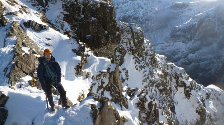 Great scrambling on the pinnacles.