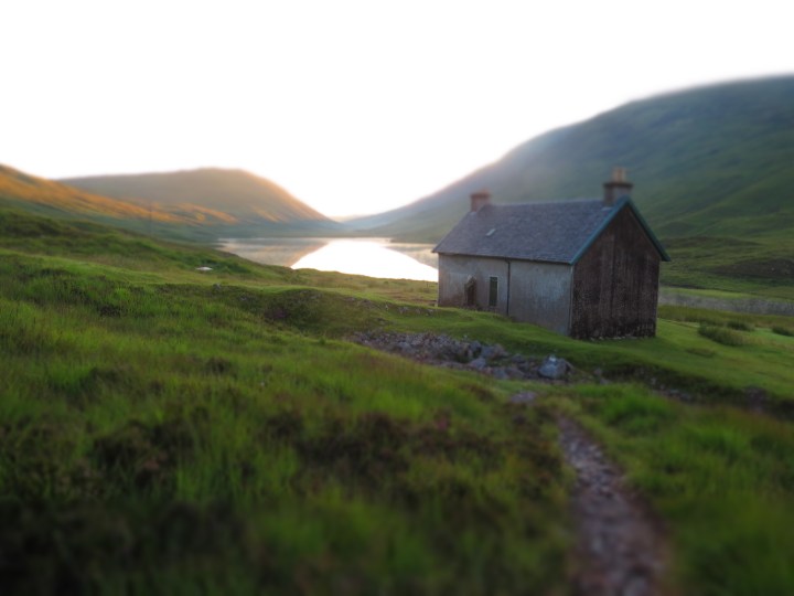 A lonely, homely house.