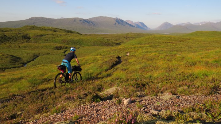 Setting off at the break of day.