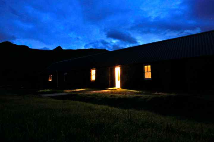 A late arrival to Barrisdale bothy