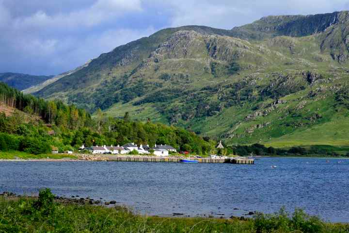 Inverie village - either the end of the road or the centre of the world, depending on who you ask.